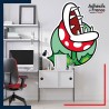 Adhésif grand format Super Mario - Cadre Plante Piranha