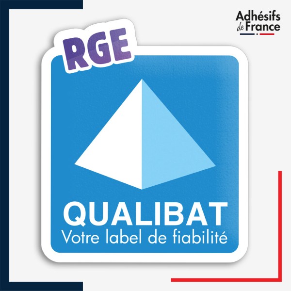 adhésif logo RGE QUALIBAT