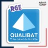 adhésif logo RGE QUALIBAT