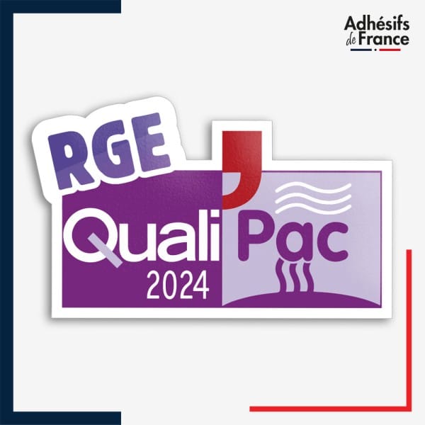 adhésif logo RGE QualiPAC