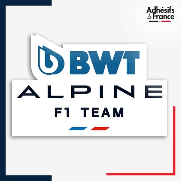 Sticker Formule 1 - Logo écurie F1 - BWT Alpine