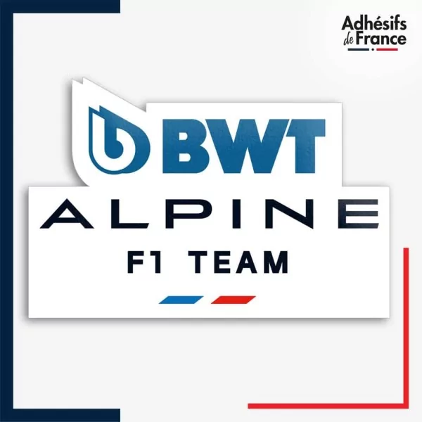 Sticker Formule 1 - Logo écurie F1 - BWT Alpine