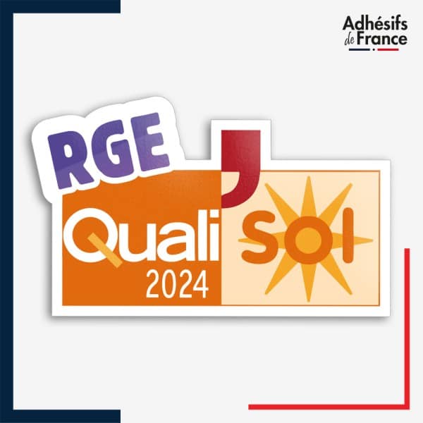 adhésif logo RGE QualiSol