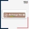 adhésif logo Label Recharge Elec+