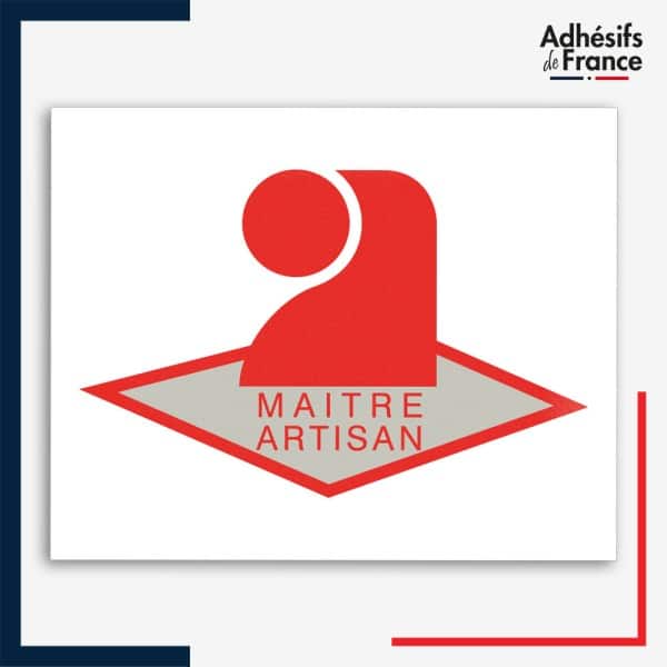 adhésif logo Label Qualité Maitre Artisan