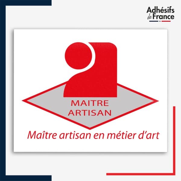 adhésif logo Label Qualité Maitre Artisan - Maitre Artisan en métier d'art