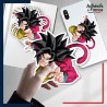 autocollant petit format Dragon ball - Goku DBGT Super Saiyan 4