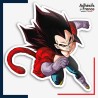 Sticker Dragon ball - Vegeta DBGT Super Saiyan 4