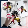 autocollant petit format Dragon ball - Goku Super Saiyan 4