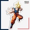 Sticker Dragon ball - Goku SSJ Super Genkidama