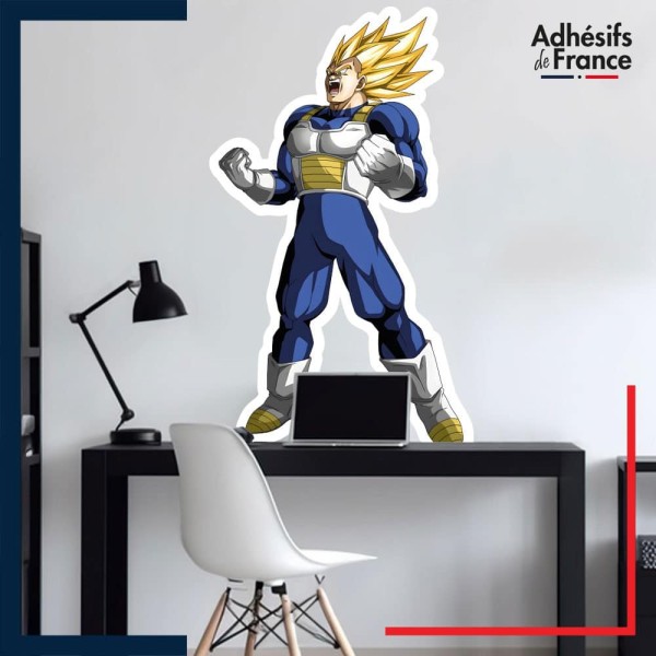 Adhésif grand format Dragon ball - Super Vegeta