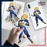 autocollant petit format Dragon ball - Super Vegeta