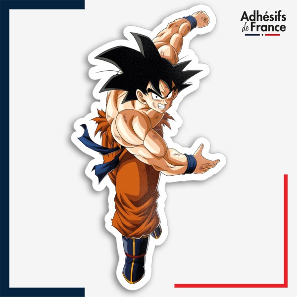 Sticker Dragon ball - Goku vs Thalès