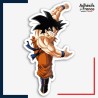 Sticker Dragon ball - Goku vs Thalès