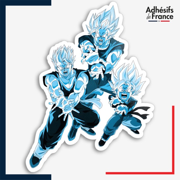 Sticker Dragon ball - Kamehameha Familial