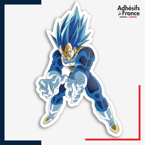 Sticker Dragon ball - Vegeta SSJ Blue Evolution Final Flash