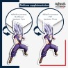 sticker sur plaque aluminium dibond ou panneau PVC Dragon Ball - Gohan Beast