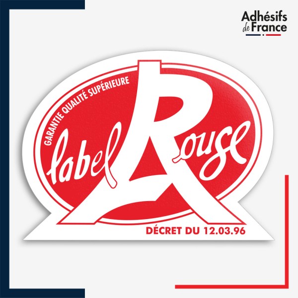 adhésif logo Label Rouge