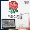 Adhésif grand format logo Angleterre - Rose england rugby