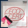 sticker sous film transfert logo Label ECOCERT (couleur)