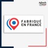 adhésif logo Label fabriqué en France format paysage