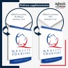 plaque pvc ou aluminium logo Label qualité tourisme