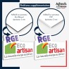 plaque pvc ou aluminium logo RGE Eco artisan
