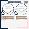 plaque pvc ou aluminium logo Label Recharge Elec+