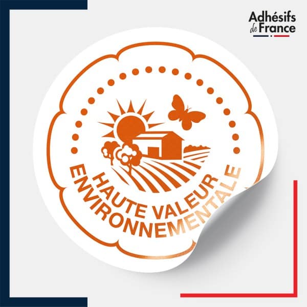 sticker autocollant Label Haute Valeur Environnementale (couleur)