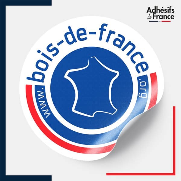 sticker autocollant Label bois de france