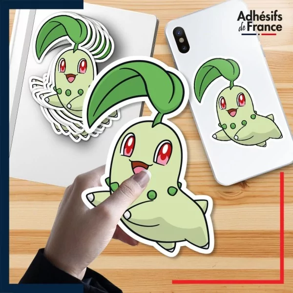 autocollant petit format Pokémon Germignon