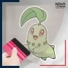 stickers sous film transfert Pokémon Germignon
