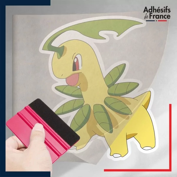 stickers sous film transfert Pokémon Macronium