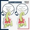 sticker sur plaque aluminium dibond ou panneau PVC Sticker Pokémon Meganium