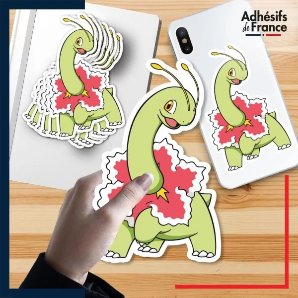 autocollant petit format Pokémon Meganium