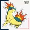 Sticker Pokémon Feurisson