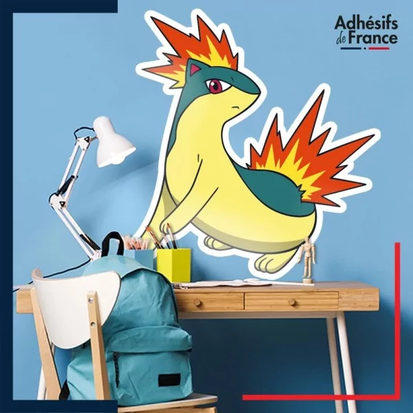 Adhésif grand format Pokémon Feurisson