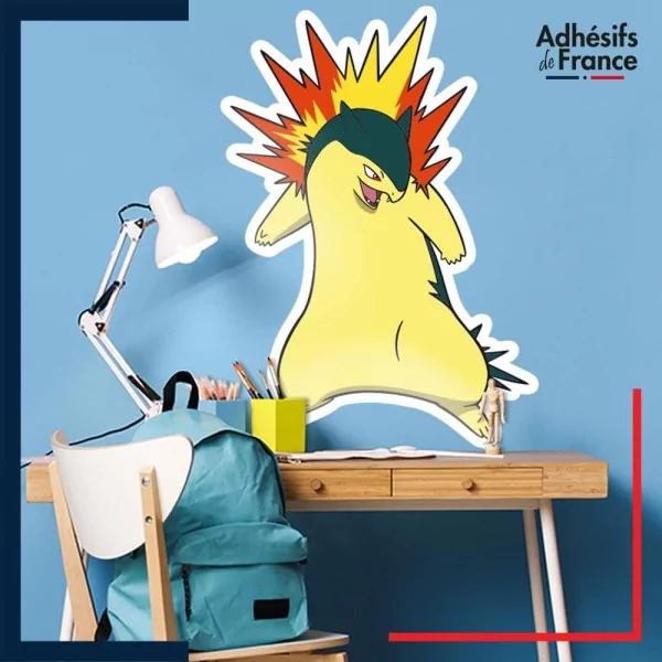Adhésif grand format Pokémon Typhlosion