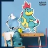 Adhésif grand format Pokémon Crocrodil