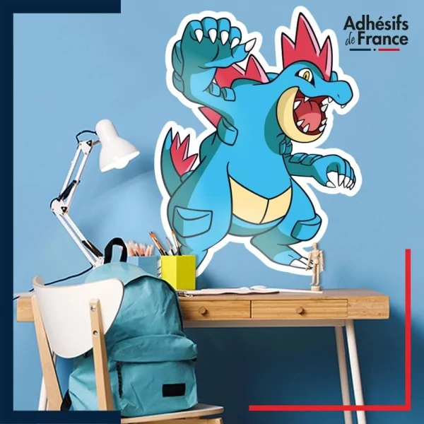 Adhésif grand format Pokémon Aligatueur