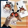 autocollant petit format Pokémon Houthout