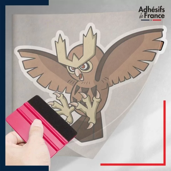 stickers sous film transfert Pokémon Noarfang