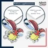 sticker sur plaque aluminium dibond ou panneau PVC Sticker Pokémon Coxy