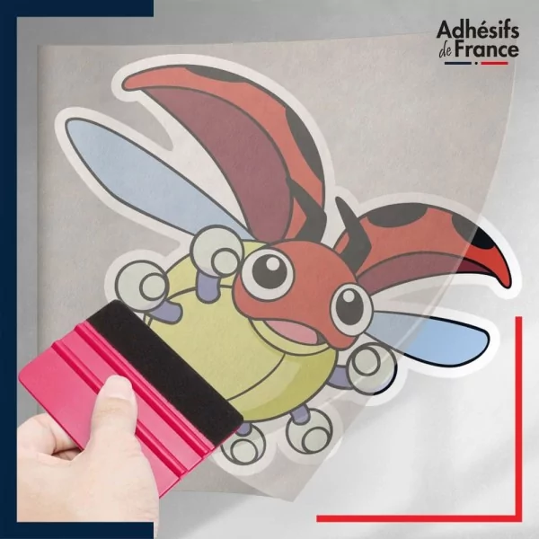 stickers sous film transfert Pokémon Coxy