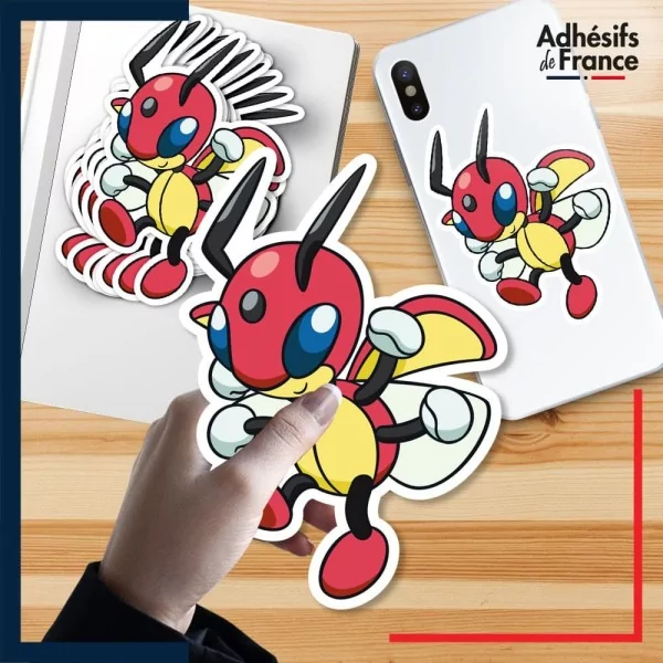 autocollant petit format Pokémon Coxyclaque