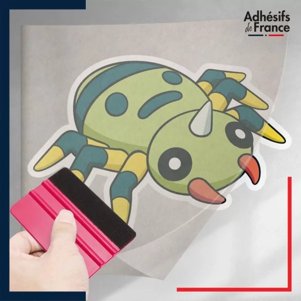 stickers sous film transfert Pokémon Mimigal