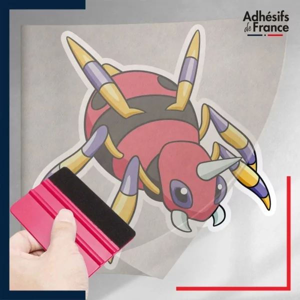 stickers sous film transfert Pokémon Migalos