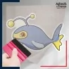 stickers sous film transfert Pokémon Lanturn