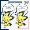 sticker sur plaque aluminium dibond ou panneau PVC Sticker Pokémon Pichu