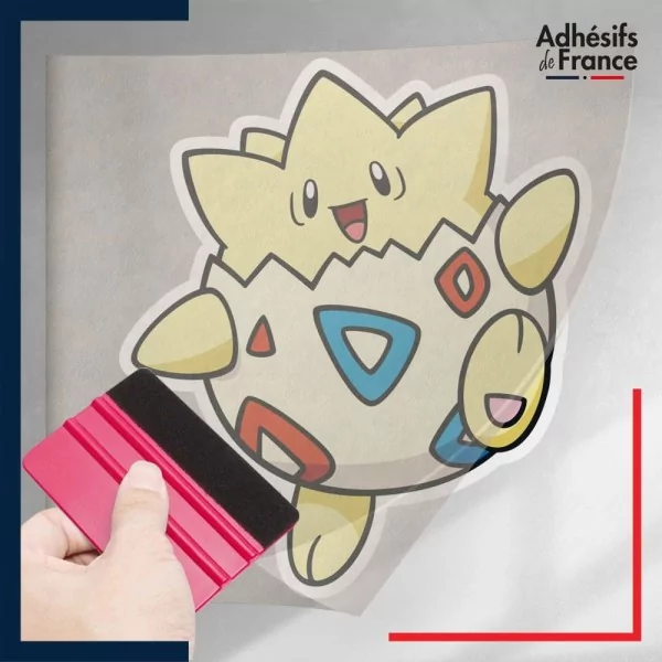 stickers sous film transfert Pokémon Togepi